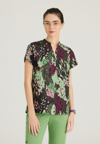 Grey's Anatomy Spandex Stretch Women's "Animal Expression" Top